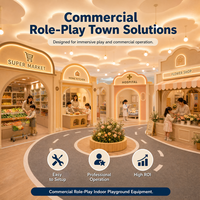 Equipo de Juegos Infantiles para Interiores, Modular, para Supermercados, Hospitales, Ciudades, Carreteras Circulares, Islas, con Calidad Verificada, Proyecto FEC