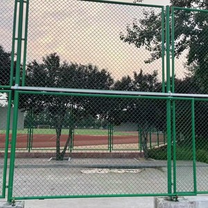 Bóng rổ tòa án hàng rào lưới Chiều cao có thể được tùy chỉnh PVC tráng Chuỗi liên kết hàng rào cho lĩnh vực bóng rổ - Product Image 6