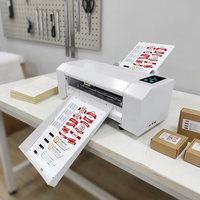 Cortadora de Etiquetas Autoadhesivas Qike FC350 A3 con Motor Automático para Hojas de Papel y Corte Digital de Precisión