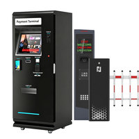 Dispensador Automático de Tickets, Kiosco Dispensador de Tickets de Estacionamiento para Barrera Automática, Sistema de Gestión de Control de Acceso a Estacionamientos