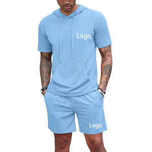 <span class=keywords><strong>Ensemble</strong></span> de vêtements de sport infroissable survêtement Traje Deportivo tenue athlétique à manches courtes OEM Logo personnalisé <span class=keywords><strong>ensemble</strong></span> de vêtements de sport - Product Image 1