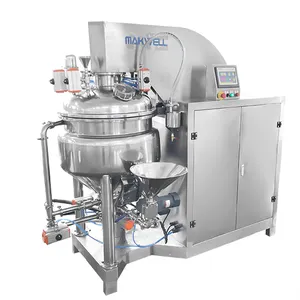 MAKWELL New Style Clamshell Vacuum Homogeneous Emulsion Mayonnaise Making Machine