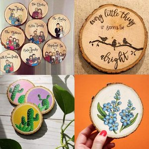 Tranches de <span class=keywords><strong>bois</strong></span> naturel non finies personnalisées Tranches de <span class=keywords><strong>bois</strong></span> naturel DIY Artisanat de Noël Arbre de pin inachevé Tranches de <span class=keywords><strong>bois</strong></span> Sous-verres - Product Image 5
