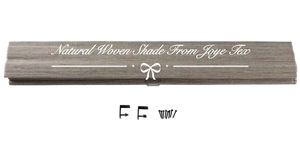 <span class=keywords><strong>Persianas</strong></span> romanas tejidas de ramio Natural personalizadas de fábrica para sala de estar, dormitorio, cocina - Product Image 6