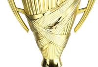 Trophée en plastique PC/ABS doré 2024 avec base par B&C