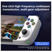 Manette de jeu sans fil BT5.0 extensible pour téléphone mobile Android iOS, joystick pour jeux Battle Royale, compatible PS4 Switch PC