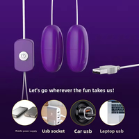 Vente directe du fabricant, mini vibromasseur en forme d'œuf, stimulation de la langue, recharge USB, vibromasseur pour point G, jouet pour adultes pour la masturbation féminine