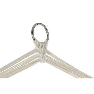 COTTON <b>HANGING</b> <b>CHAIR</b> 100x50x130cm 100KGS Capacity with Fringes - Product Image 3