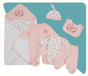 Новое поступление, подарочный набор для новорожденных, персонализированный набор для ванной, детский комплект одежды для дня рождения с изображением милого цветка утиного мяча