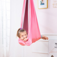 Balançoire sensorielle élastique pour enfants, hamac intérieur douillet en tissu extensible, balançoire sensorielle suspendue