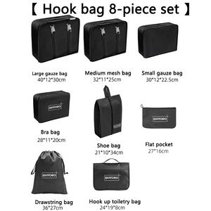 Cubes d'emballage étanches pour le voyage 8 pièces ensemble de Cubes de voyage organisateur de valise pliable sac de rangement de bagages léger - Product Image 2