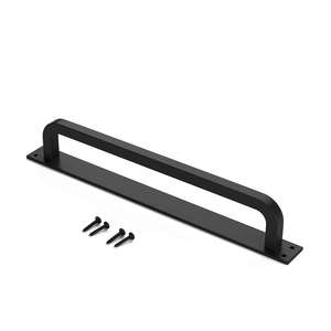 มือจับประตูแบบชนบททำมือ ขนาด 305 มม. (12 นิ้ว) สีดำ แบบเรียบ ด้ามจับยาว - Product Image 2