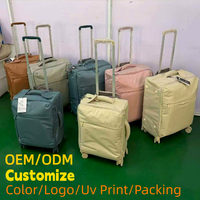 Valise de voyage légère en tissu Oxford de haute qualité avec roulettes