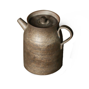 Handmade Pottery Teapot Cylinder Shape With Lid Kung Fu <b>Tea</b> <b>Set</b> Afternoon <b>Tea</b> Ceramic Filter Teapot - Product Image 5