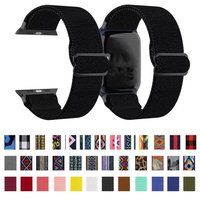 Tali Jam Tangan Sport Bernapas untuk Apple Watch Seri 9 8 7 6 44mm, Tali Jam Nylon untuk IWatch, Tali Olahraga Atletik Lari untuk Wanita