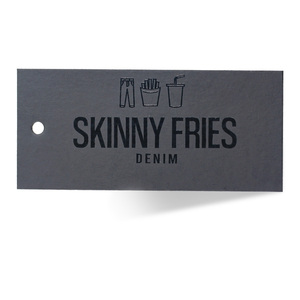 Etiqueta Redonda de Papel Kraft Navideña Ecológica con Logotipo en Relieve, Etiqueta de Papel de Moda para Ropa, Zapatos y Bolsos - Product Image 4