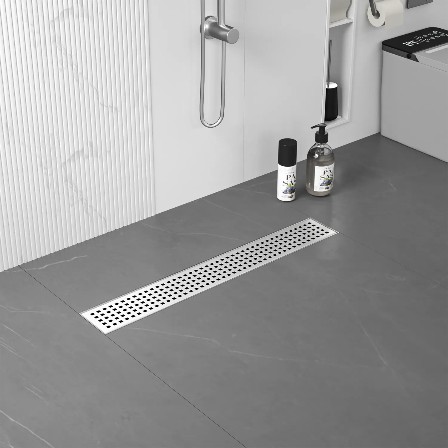 Professional Design Rotatable Base Stainless Steel Linear Floor Drain