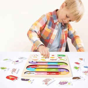 Rompecabezas Educativo Temprano para Jardín de Infancia, con Animales, Vegetales, Frutas, Geografía y Banderas Nacionales - Product Image 2