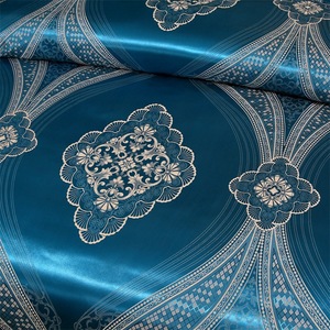 American Style Jacquard Modal 4pcs <strong>Bedding</strong> Sets <strong>Royal</strong> <strong>Blue</strong> Hotel Textile Silky Comforter Duvet Cover Set - Product Image 4