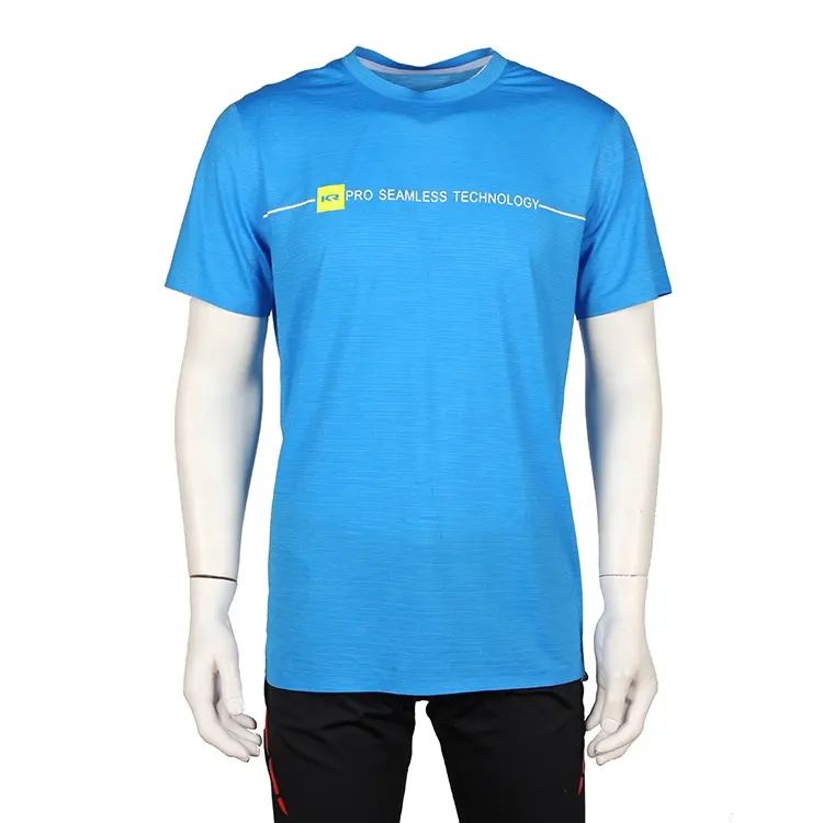 Camiseta de poliéster personalizada promocional, camiseta esportiva para corrida