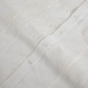 Camisa <span class=keywords><strong>Guayabera</strong></span> Mexicana Cubana para Hombre, Camisa de Lino de Manga Larga para Bodas, Negocios y Trabajo - Product Image 6