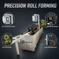 Máquina automática de control PLC para perfiles en L de acero galvanizado (GI) y PPGI de 0.4-1.2mm para sistemas de techo y tabiques de paneles de yeso