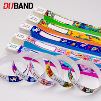 Bracelets en papier synthétique personnalisables, résistants à l'eau et aux déchirures, pour parcs aquatiques et parcs d'attractions