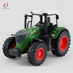 Chengji Seri Kendaraan Anak-anak Mainan Pertanian Model Traktor Empat Roda Mainan Mobil Petani Geser Gesekan Mobil Truk Petani