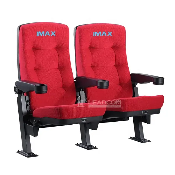 LEADCOM LS-11602 Swing Back Folding Theater Chair Cinema Seating Theater Furniture manufacturer for sale