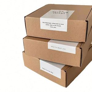 Etiqueta Adhesiva Rectangular Blanca Simple para Caja de Regalo, Decoración para Caja de Envío, Etiquetas Adhesivas al por Mayor - Product Image 1