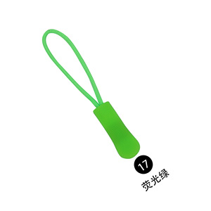 Tirettes de fermeture éclair en PVC multicolores avec cordon pour vêtements et sacs, têtes de fermeture moulées par injection, plusieurs couleurs disponibles - Product Image 3
