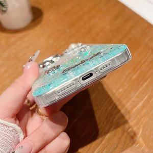 Étui de <span class=keywords><strong>t</strong></span>éléphone portable en TPU brillant de luxe pour iPhone 16 <span class=keywords><strong>Pro</strong></span> Max/iPhone 15 <span class=keywords><strong>Pro</strong></span> Max, coque anti-chute pour femme - Product Image 6