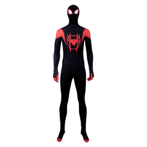 Costume de cosplay pour adulte personnalisé <span class=keywords><strong>Spider</strong></span>-<span class=keywords><strong>Man</strong></span>: <span class=keywords><strong>Into</strong></span> the <span class=keywords><strong>Spider</strong></span>-Verse Miles Morales pour Halloween, film TV, spectacle événementiel - Product Image 1