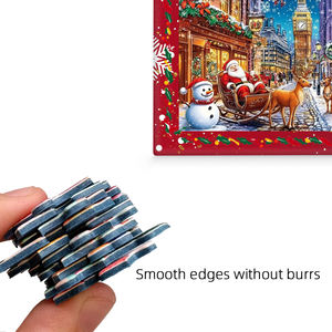 <span class=keywords><strong>Puzzle</strong></span> Natalizio Incantato con Scatola Luminosa, Regalo Personalizzato con Arte Stampata, Effetto Foil, Floccato, Laser, Magico, <span class=keywords><strong>Puzzle</strong></span> Artigianale su Misura - Product Image 4