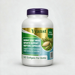 Gélules de soutien sportif à base d'Herbe de chèvre cornée 800mg, 90 pièces, pour la performance sportive, marque privée, OEM, vente en gros pour hommes actifs - Product Image 1