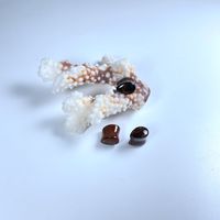 Bouchons d'oreilles en pierre d'obsidienne d'acajou, 10 pièces, Tunnels et extenseur d'oreilles, en forme de goutte d'eau, jauge de Piercing