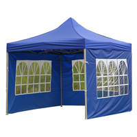 Carpa de Techo Plegable para Coche 3x3M con Ventanas, Fabricada en China, Tipo Cabaña, para Bodas, de Techo Blando