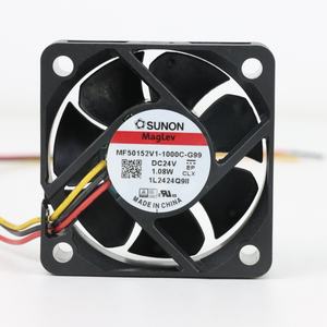 Ventilateur axial de refroidissement pour armoire et onduleur SUNON MF50152V1-1000C-G99 50x50x15mm 24VDC 42mA 1.08W 6100RPM 17.0CFM - Product Image 1