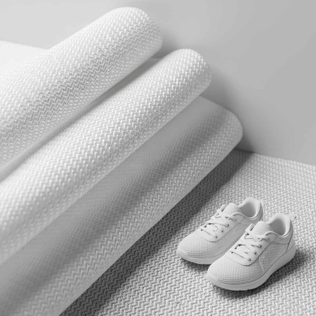Custom Colors 100 Polyester Breathable Knitted Warp Single-layer Mesh Fabric for Shoe Upper Making