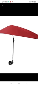 Sombrilla Deportiva Versa <span class=keywords><strong>Brella</strong></span> con Protección Solar SPF 50+, Ajustable con Abrazadera Universal para Silla, Cochecito, Silla de Ruedas, Carrito de Golf - Product Image 6