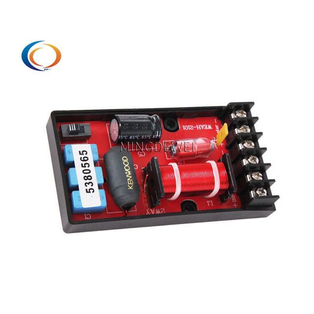 Car Audio 2 Way Passive Speaker Treble Bass Frequency Divider Crossover Filters Distributor Board DIY Tweeter Woofer Weah 2101