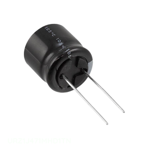 Condensateur radial URZ1J471MHD1TN 470 uF CAP ALUM 470UF 20% 63V TH à trou traversant pour canal fabricant - Product Image 1