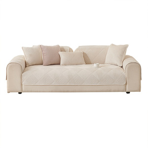 Ky Linear <b>Sofa</b> Cushions 145-185Cm Anti Slip Modern Striped Solid Color Modular <b>Sofa</b> <b>Cover</b> <b>For</b> Spring 2026 - Product Image 5