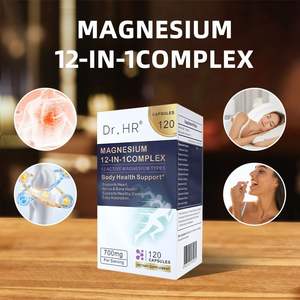Magnezyum Kapsülleri 12'si 1 Arada Kompleks 12 Aktif Tür Kalp Sinir Kemik Uyku Destekleyici Kapsüller - Product Image 5