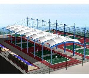 PVDF PTFE impermeable Fútbol Tenis canchas deportivas tienda <span class=keywords><strong>techo</strong></span> tensión membrana estructuras para exterior estadio <span class=keywords><strong>techo</strong></span> - Product Image 3