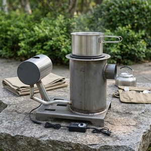 便携式废油野营炉高热钢制燃烧器防风户外烹饪野餐炉 - Product Image 5