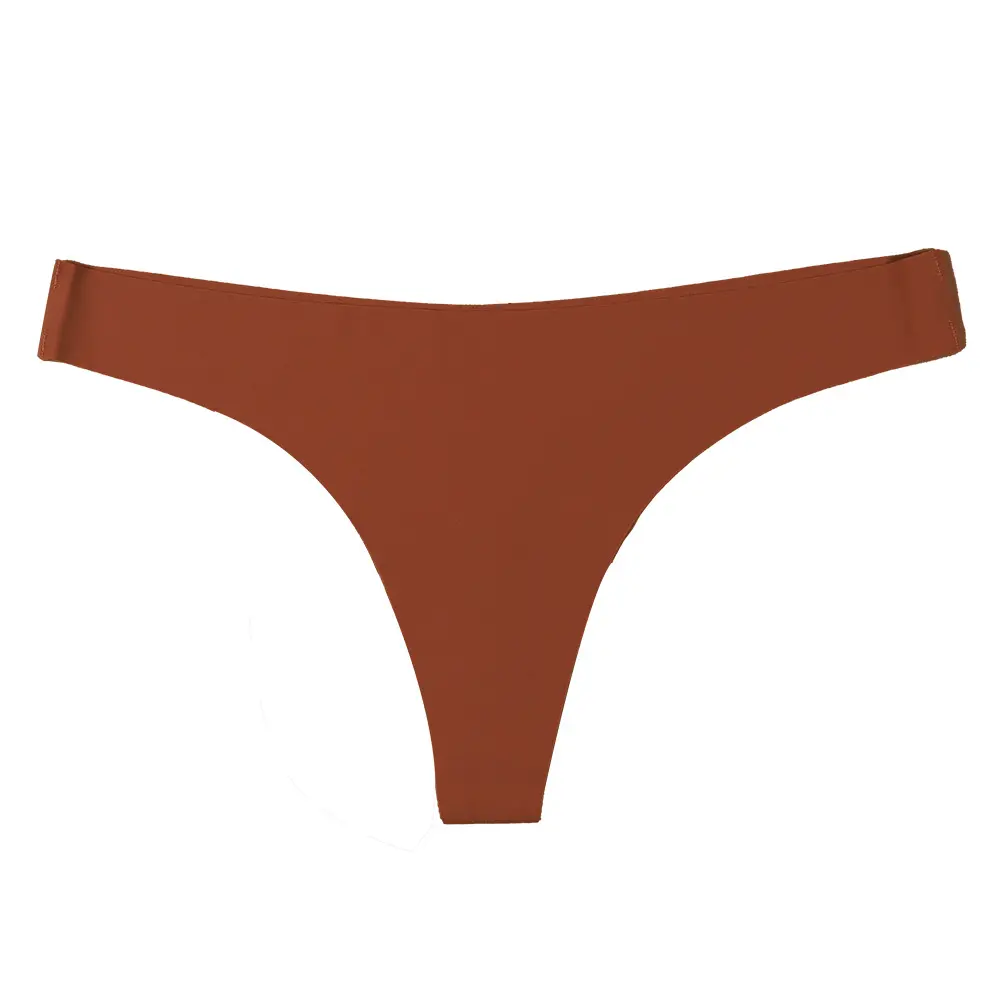 Individuelle mehrfarbige Höschen keine sexy Illusionen sichtbar nahtlose Unterwäsche niedrige Taille kurze Damen tanga