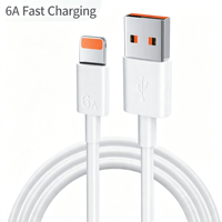 Câble USB 6A de charge rapide, connecteur multi-type C, Micro USB, 8 broches pour smartphone, tablette, voiture, maison, 1M, 2M, 3M, OEM, ODM, vente en gros