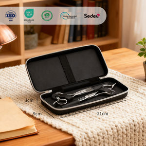 新年カスタマイズ可能サイズ22x10.5x2cm EVAシザーケース高品質耐衝撃EVAヘアカット用シザーケース（サロン用品用） - Product Image 2