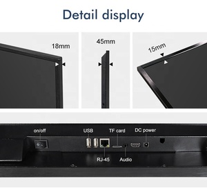 Kích thước nhỏ 21.5 ''cửa sổ treo tường LCD kỹ thuật số Bảng <span class=keywords><strong>menu</strong></span> cho nhà hàng - Product Image 3